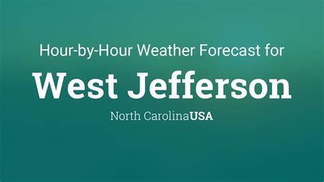 Weather underground west jefferson nc - West Jefferson Weather Forecasts. Weather Underground provides local & long-range weather forecasts, weatherreports, maps & tropical weather conditions for the West Jefferson area.